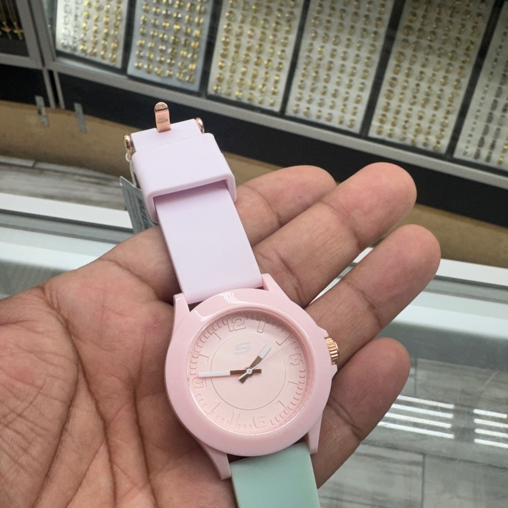 Skechers Pink and Mint Women's Watch